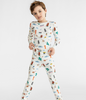 Stylish and Comfortable Chicago-themed Graphics Sleepwear for Young Boys. Long Sleeves Top and Pant. 100% Organic Cotton. Long-John Two Piece Set.
