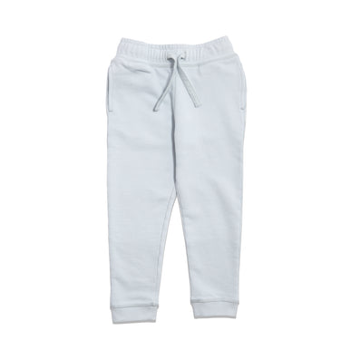 Smaller Things lightweight French terry cotton sweatpants light blue